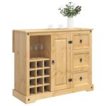 VidaXL Úložisko v kuchyni so zásuvkou Medový vosk 112 x 70 x 91,5 cm – Obrázok 2