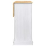 VidaXL Úložisko v kuchyni Biely a vosk z medu 112 x 70 x 91,5 cm – Obrázok 7