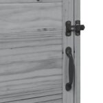 vidaXL Záhradný prístrešok so strechou Sivá 59 x 56 x 113,5 cm – Obrázok 9