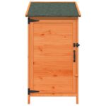 vidaXL Záhradný prístrešok so strechou Hnedá 59 x 56 x 113,5 cm – Obrázok 5