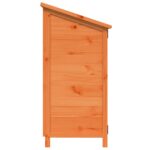 vidaXL Záhradný prístrešok so strechou Hnedá 59 x 56 x 113,5 cm – Obrázok 6