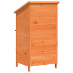 vidaXL Záhradný prístrešok so strechou Hnedá 59 x 56 x 113,5 cm – Obrázok 7