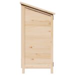 vidaXL Záhradný prístrešok so strechou Prírodná 106,5 x 56 x 113,5 cm – Obrázok 5