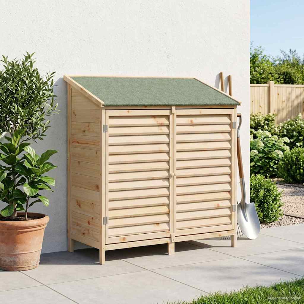 42033456_1.jpg vidaXL Záhradný prístrešok so strechou Prírodná 106 x 56 x 113,5 cm – Obrázok 1