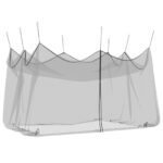 vidaXL Záhradná moskytiéra 156 sieť Čierna 3 x 4,5 x 2,5 m Polyester – Obrázok 2