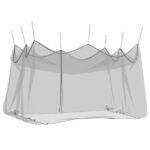 vidaXL Záhradná moskytiéra 156 sieť Čierna 3 x 4,5 x 2,5 m Polyester – Obrázok 6