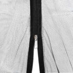 vidaXL Záhradná moskytiéra 156 sieť Čierna 3 x 4,5 x 2,5 m Polyester – Obrázok 7