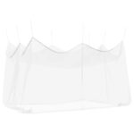 vidaXL Záhradná moskytiéra 156 sieť Biela 3 x 4,5 x 2,5 m Polyester – Obrázok 2