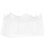 vidaXL Záhradná moskytiéra 156 sieť Biela 3 x 4,5 x 2,5 m Polyester – Obrázok 6