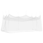 vidaXL Záhradná moskytiéra 156 sieť Biela 3 x 6 x 2,5 m Polyester – Obrázok 6