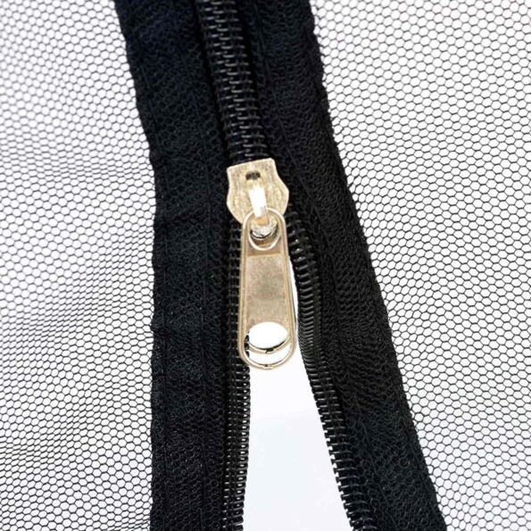 vidaXL Moskytiéra na altánok 220 mesh Čierna 3,6 x 3 x 2 m Polyester – Obrázok 7