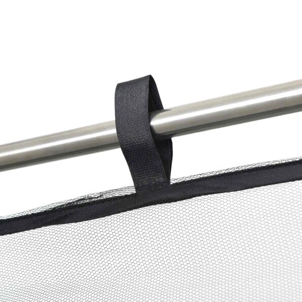 vidaXL Moskytiéra na altánok 220 mesh Čierna 3,6 x 3 x 2 m Polyester – Obrázok 8