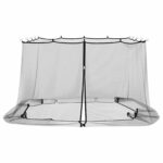 vidaXL Moskytiéra na altánok 220 mesh Čierna 3,6 x 3,6 x 2 m Polyester – Obrázok 4