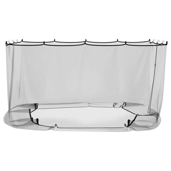 vidaXL Moskytiéra na altánok 220 mesh Čierna 3,6 x 3,6 x 2 m Polyester – Obrázok 5