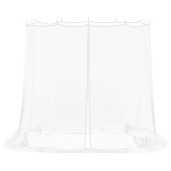 vidaXL Moskytiéra na altánok 220 mesh Biela 2 x 2 x 2 m Polyester – Obrázok 4