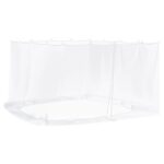 vidaXL Moskytiéra na altánok 220 mesh Biela 3,6 x 3 x 2 cm Polyester – Obrázok 2
