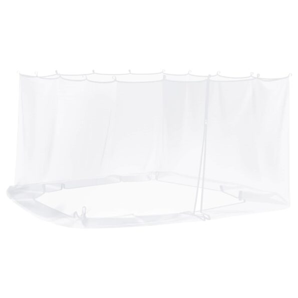 vidaXL Moskytiéra na altánok 220 mesh Biela 4,5 x 3 x 2 m Polyester – Obrázok 2