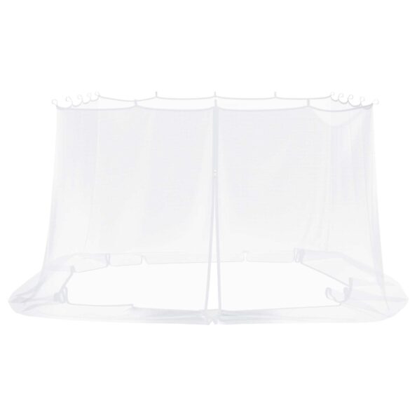 vidaXL Moskytiéra na altánok 220 mesh Biela 4,5 x 3 x 2 m Polyester – Obrázok 4