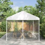 vidaXL Moskytiéra na altánok 220 mesh Biela 6 x 3 x 2 m Polyester