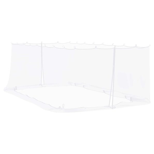 vidaXL Moskytiéra na altánok 220 mesh Biela 6 x 3 x 2 m Polyester – Obrázok 2