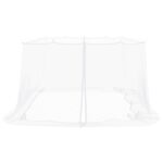 vidaXL Moskytiéra na altánok 220 mesh Biela 6 x 3 x 2 m Polyester – Obrázok 4