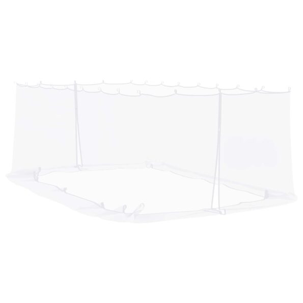 vidaXL Moskytiéra na altánok 220 mesh Biela 6 x 3 x 2 m Polyester – Obrázok 6