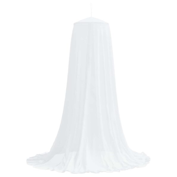 vidaXL Sieť proti komárom na posteľ 3 pcs 156 mesh Biela ⌀56 x 220 cm – Obrázok 2