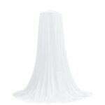 vidaXL Sieť proti komárom na posteľ 3 pcs 156 mesh Biela ⌀56 x 220 cm – Obrázok 2
