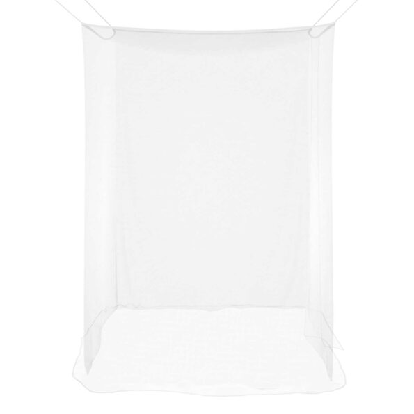 vidaXL Sieť proti komárom na posteľ 156 sieť 3 pcs Biela Polyester – Obrázok 7