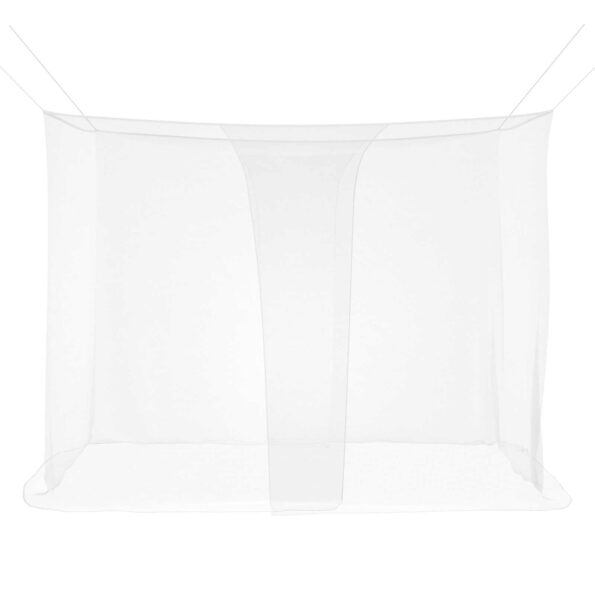 vidaXL Sieť proti komárom na posteľ 156 sieť 3 pcs Biela Polyester – Obrázok 6