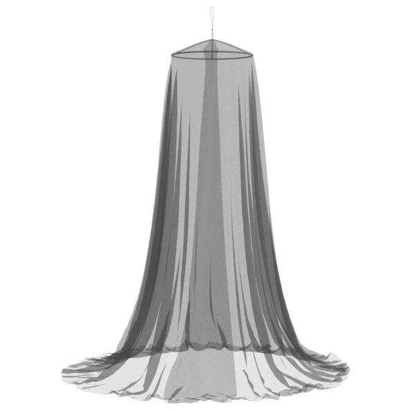 vidaXL Sieť proti komárom na posteľ 156 mesh Čierna ⌀56 x 220 cm – Obrázok 5