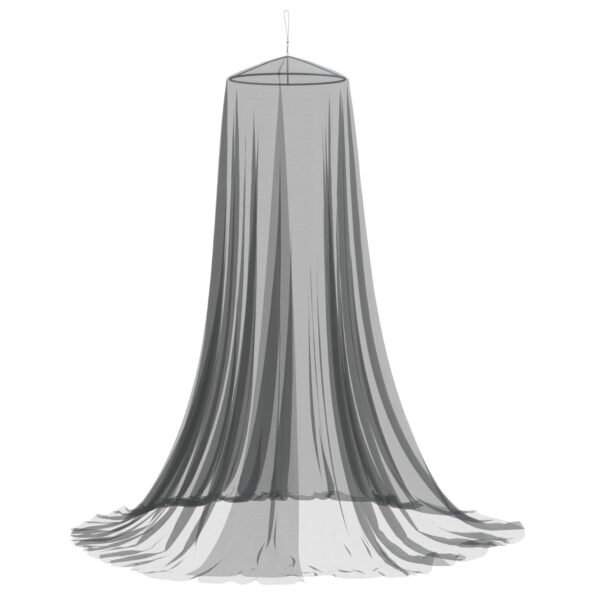 vidaXL Sieť proti komárom na posteľ 156 mesh Čierna ⌀56 x 220 cm – Obrázok 5