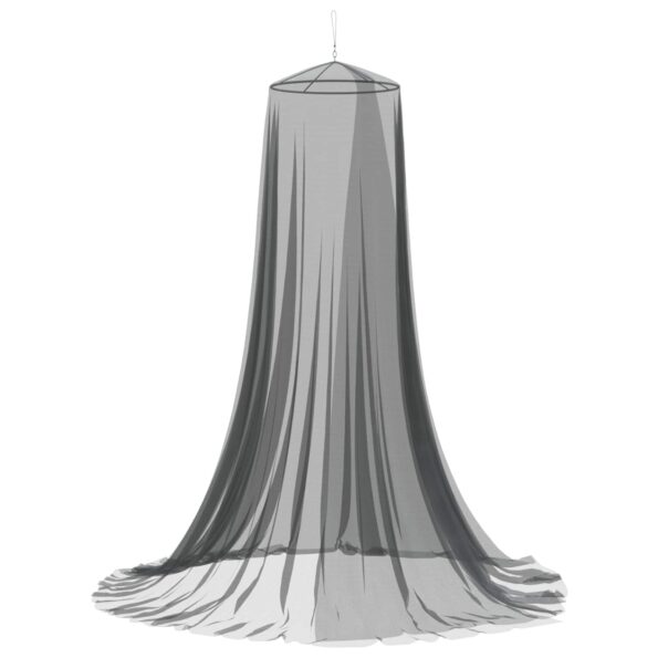 vidaXL Sieť proti komárom na posteľ 156 mesh Čierna ⌀56 x 220 cm – Obrázok 2