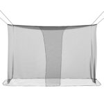 vidaXL Sieť proti komárom na posteľ 156 sieť Čierna 220 x 100 x 150 cm – Obrázok 5