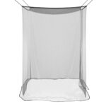 vidaXL Sieť proti komárom na posteľ 156 sieť Čierna 220 x 100 x 150 cm – Obrázok 6