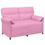 vidaXL Pohovka 100% polyester, kovový rám, MDF, Preglejka – Obrázok 2