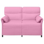 vidaXL Pohovka 100% polyester, kovový rám, MDF, Preglejka – Obrázok 3