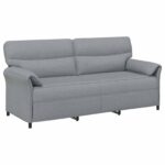vidaXL Pohovka 100% polyester, kovový rám, MDF, Preglejka – Obrázok 2