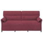 vidaXL Pohovka 100% polyester, kovový rám, MDF, Preglejka – Obrázok 3