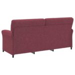 vidaXL Pohovka 100% polyester, kovový rám, MDF, Preglejka – Obrázok 5