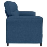 vidaXL Pohovka 100% polyester, kovový rám, MDF, Preglejka – Obrázok 4