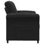 vidaXL 1-miestny gauč Čierna 88 x 83 x 95 cm Zamat – Obrázok 4