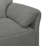 vidaXL 3-miestna pohovka Tmavosivá 198 x 83 x 95 cm Zamat – Obrázok 6