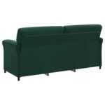 vidaXL 3-miestna pohovka Tmavozelená 198 x 83 x 95 cm Zamat – Obrázok 5