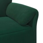 vidaXL 3-miestna pohovka Tmavozelená 198 x 83 x 95 cm Zamat – Obrázok 6