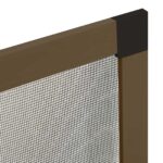 vidaXL Hmyzová sieť na okná Hnedá 120 x 140 cm Hliník a sklolaminát – Obrázok 6