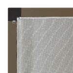 vidaXL Hmyzová sieť na okná Hnedá 120 x 140 cm Hliník a sklolaminát – Obrázok 7
