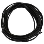 vidaXL Kožený remienok Čierna 200 x 0,4 cm Koža – Obrázok 3