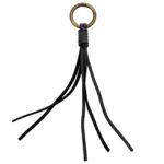 vidaXL Kožený remienok Čierna 200 x 0,4 cm Koža – Obrázok 6