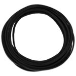 vidaXL Kožený remienok Čierna 200 x 0,8 cm Koža – Obrázok 3